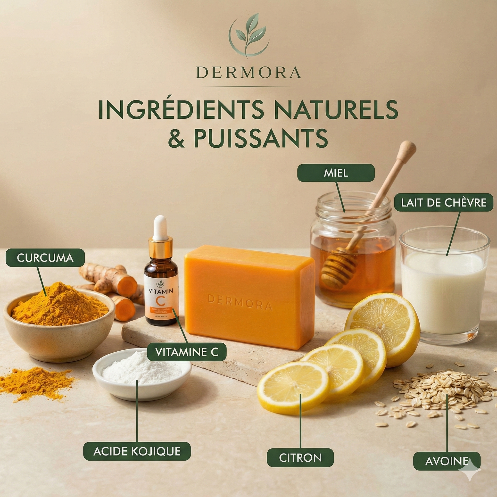 Savon Corps Anti-Taches & Glow (Curcuma + Kojic)